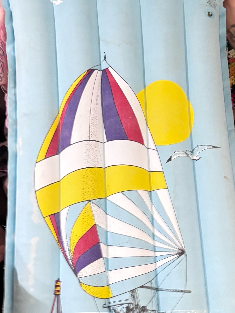 Canvas vintage pool float